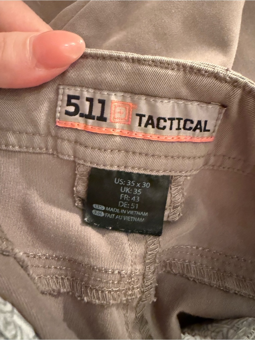 5.11 Tactical Men's Cargo Pants in Taupe